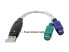 BYTECC BT-2000 USB (Male) to PS2 (Female) Adapter