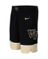 Фото #1 товара Men's Black Wake Forest Demon Deacons Team Logo Replica Basketball Shorts