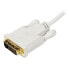 Фото #4 товара StarTech.com 6 ft Mini DisplayPort to DVI Adapter Converter Cable – Mini DP to DVI 1920x1200 - White - 1.8 m - mini DisplayPort - DVI-D - Male - Male - Straight