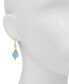 ფოტო #3 პროდუქტის Gold-Tone Gemstone Bead Drop Earrings