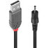Фото #5 товара Кабель-переходник Lindy USB A male - DC 2.5/0.7 мм male - 1.5 м - USB A - EIAJ-01 (2.5 мм - 0.7 мм) - 5 V