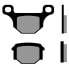 BRENTA MOTO 3187 organic rear Brake Pads - фото #2