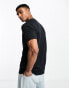 GANT shield logo t-shirt in black Черный, S - 46 - фото #3