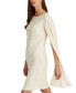 Фото #3 товара Коктейльное платье женское Lauren Ralph Lauren с платьем Slim-Fit Georgette Cape-Overlay