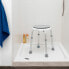 Фото #1 товара Вращающийся и регулируемый табурет для ванной комнаты Roshawer InnovaGoods