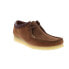 Фото #3 товара Clarks Wallabee 26165806 Mens Brown Suede Oxfords & Lace Ups Casual Shoes