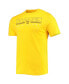 ფოტო #3 პროდუქტის Men's Brown, Gold San Diego Padres Meter T-shirt and Pants Sleep Set