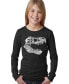 ფოტო #1 პროდუქტის Big Girl's Word Art Long Sleeve T-Shirt - TREX