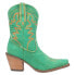 Фото #1 товара Dingo Y'all Need Dolly Embroidered Round Toe Cowboy Womens Green Casual Boots D