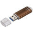 Фото #5 товара Hama Laeta - 32GB - 32 GB - USB Type-A - 3.2 Gen 1 (3.1 Gen 1) - 45 MB/s - Cap - Brown