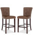 Фото #1 товара Oston Faux Leather Bar Stool (Set Of 2)