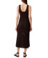 Фото #2 товара Women's Cotton Crochet Sleeveless Midi Dress