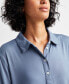 ფოტო #2 პროდუქტის Women's Fluid-Knit Collared Sleepshirt XS-3X, Created for Macy's