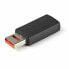 Фото #1 товара USB 2.0-кабель Startech USBSCHAAMF Чёрный