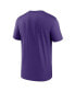 Фото #3 товара Men's Purple LSU Tigers Primetime Legend Wordmark T-Shirt