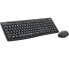 Logitech MK295 Silent Wireless Combo - Full-size (100%) - USB - QWERTY - Graphite - Mouse included