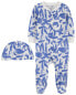 Фото #1 товара Baby Whale Cotton Sleep & Play & Cap Set 6M