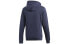 Фото #2 товара adidas 运动型格连帽针织夹克外套 男款 蓝色 / Куртка Adidas Trendy Clothing Featured Jacket DQ3117