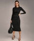 ფოტო #4 პროდუქტის Women's Twist-Front Knit Pull-On Pencil Skirt