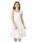 ფოტო #4 პროდუქტის Big Girls Floral Burnout Organza Dress