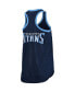 Фото #2 товара Women's Navy Tennessee Titans Tater Tank Top