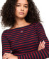 ფოტო #3 პროდუქტის Women's Brenton Striped Long-Sleeve Top