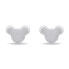 Minimalist silver earrings Mickey Mouse EA917W