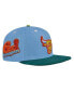 Фото #1 товара Men's Light Blue, Green Chicago Bulls Retro Program 2-Tone Snapback Hat