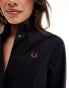 Фото #4 товара Fred Perry shirt dress in black