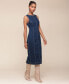 Women's Sleeveless Denim Midi Dress