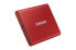 Фото #7 товара Samsung Portable SSD T7 - 500 GB - USB Type-C - 3.2 Gen 2 (3.1 Gen 2) - 1050 MB/s - Защита паролем - Красный