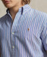 Фото #3 товара Men's Classic-Fit Striped Oxford Shirt