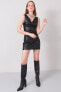 Фото #9 товара Женское мини платье с поясом Factory Price