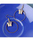 ფოტო #2 პროდუქტის Women's Butterfly Drop Earrings