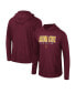 Фото #1 товара Men's Maroon Arizona State Sun Devils Team Color Rival Hoodie Long Sleeve T-shirt