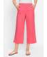 Фото #2 товара Women's Anna Fit Wide Leg Cotton Linen Pull-On Culottes