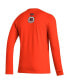 Men's Burnt Orange Philadelphia Flyers Reverse Retro 2.0 Fresh Playmaker Long Sleeve T-shirt