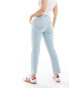 Фото #7 товара ASOS DESIGN Hourglass cropped mid rise straight jean in bleach