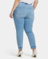 Фото #2 товара Plus Size Sheri Slim Ankle Jeans