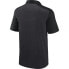 Fanatics Fundamentals Poly Heathered Mesh and Solid short sleeve polo