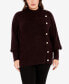 Фото #1 товара Plus Size Beata High Neck Sweater