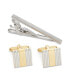 Фото #1 товара Запонки красивые Perry Ellis Portfolio Men's Classic Cuff Links & Tie Bar Set