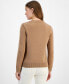 Фото #2 товара Women's Anchor Cable Knit Crewneck Sweater