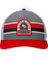 Men's Gray, Red Illinois State Redbirds Aurora Trucker Adjustable Hat