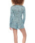 ფოტო #2 პროდუქტის Women's Star Seeker Brushed Jersey Short Lounge Set, 2 Piece