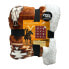 Фото #1 товара Yellowstone Authentic Merch Silk Touch Reversible Sherpa Throw, 60" x 70"