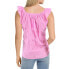 Velvet by Graham & Spencer Coco Cotton Eyelet Top Pink L