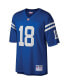 Фото #3 товара Men's Peyton Manning Royal Indianapolis Colts Legacy Replica Jersey