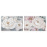 Painting Home ESPRIT Roses Romantic 120 x 3,7 x 80 cm (2 Units)