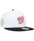 Фото #3 товара Men's White Washington Nationals 2019 World Series Neon Eye 59FIFTY Fitted Hat